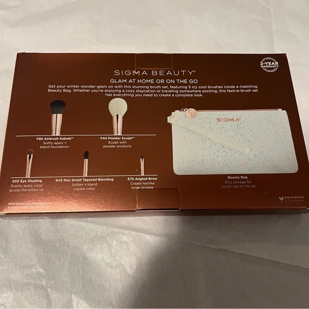 New Sigma Beauty Holiday Glam Brush Set
